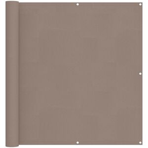 vidaXL Balkonsichtschutz Taupe 110 x 500 cm Oxford-Stoff