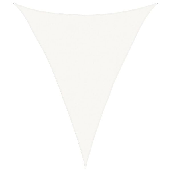 vidaXL Sonnensegel 160 g/m&sup2; Wei&szlig; 4x5x5 m HDPE