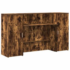vidaXL Empfangstheke R&auml;uchereiche 180x50x103,5 cm Holzwerkstoff