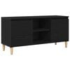 vidaXL TV-Schr&auml;nk 102 x 35 x 50 cm Schwarz Eichen-Optik Holzwerkstoff