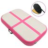 vidaXL Aufblasbare Gymnastikmatte mit Pumpe 60x100x15 cm PVC Rosa