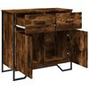 vidaXL Sideboard Räuchereiche 79,5x35,5x74,5 cm Holzwerkstoff