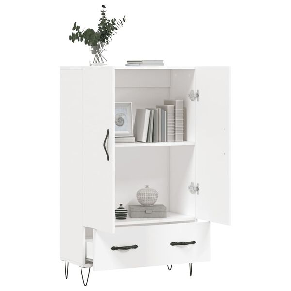 vidaXL Highboard Wei&szlig; 69,5x31x115 cm Holzwerkstoff