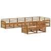 vidaXL Outdoor-Sofagarnitur 8 pcs Natur