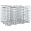 vidaXL Gabionen-Hochbeet 2 stk. 150 x 100 x 100 cm Verzinkter Stahl