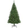 vidaXL K&uuml;nstlicher Weihnachtsbaum mit 300 LEDs mit St&auml;nder Gr&uuml;n 180 cm