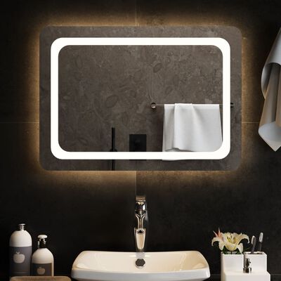 vidaXL LED-Badspiegel 70x50 cm