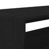 vidaXL TV-Schrank Schwarz Eiche-Optik 80x40x40 cm Holzwerkstoff