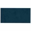 vidaXL Wandpaneele 12 Stk. Blau 30x15 cm Samt 0,54 m²