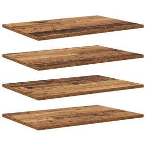 vidaXL Regalbrett 4 pcs Braun 60 x 40 x 1,5 cm Holzwerkstoff