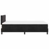 vidaXL Boxspringbett mit Matratze Schwarz 120 x 190 cm Samt