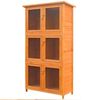 vidaXL Kleintier-/Kaninchenstall 6 Boxen Holz
