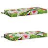 vidaXL Bankkissen SOEST 2 stk. 100 % Polyester Mehrfarbig