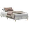 vidaXL Bettrahmen Beton Grau 203 x 93 x 25 cm Holzwerkstoff
