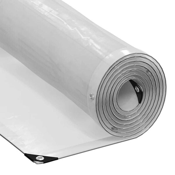 vidaXL Pflanzenabdeckung mit Ösen 3x6 m Polyethylen