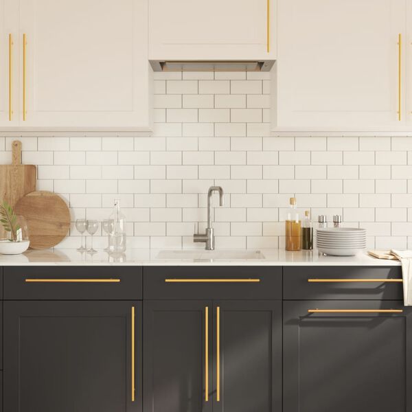 vidaXL M&ouml;belgriffe 10 Stk. Golden 320 mm Edelstahl