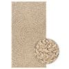vidaXL Teppich ZIZUR 60x110 cm Jute-Optik Indoor und Outdoor