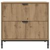 vidaXL Nachttisch Artisan-Eiche 63,5 x 36 x 61 cm Holzwerkstoff