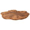 vidaXL Obstschale JEPARA Teakbraun &Oslash; 40 cm Massivholz Teak