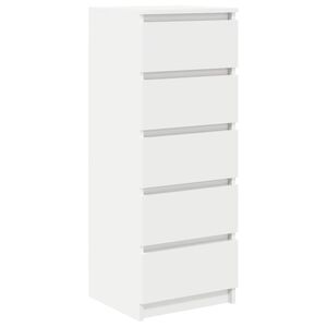 vidaXL Sideboard mit Schubladen Wei&szlig; 37,5x35x99 cm Holzwerkstoff