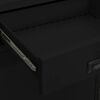 vidaXL Büroschrank Schwarz 90x40x102 cm Stahl