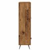 vidaXL Highboard Altholz 69,5 x 31 x 115 cm Engineered Wood und Glas