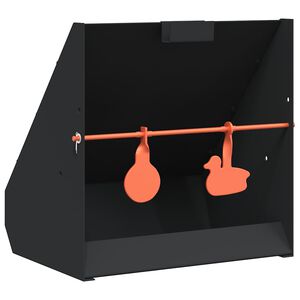 vidaXL Kugelfang Schwarz 31 x 23 x 31,5 cm Stahl
