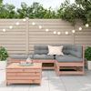 vidaXL 5-tlg. Garten-Lounge-Set mit Kissen Massivholz Douglasie