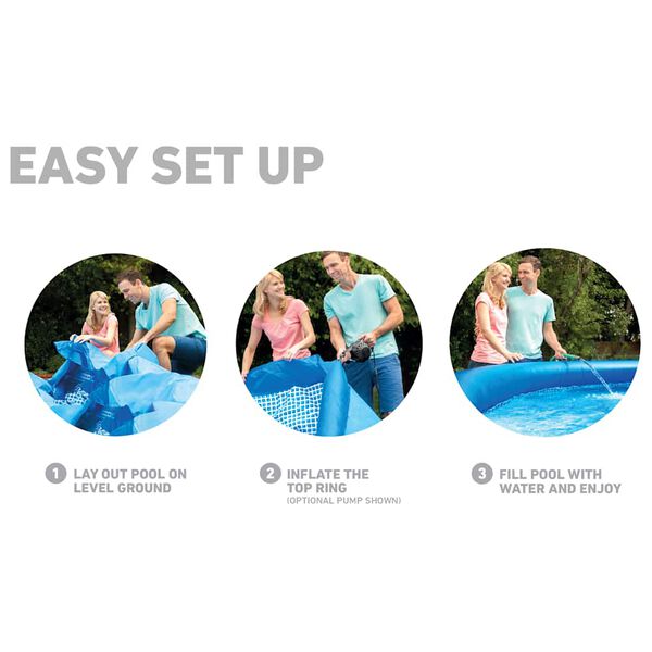 Intex Schwimmbecken Easy Set mit Filtersystem 457x84 cm