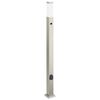 vidaXL Pollerleuchte mit Sensor und Steckdose 110 cm Edelstahl IP44