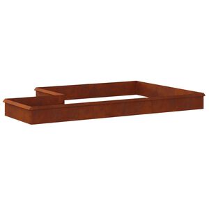 vidaXL Schneckenzauns 16 Stk. 100 x 3,5 x 25 cm Wetterfeststahl Rostig