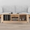 vidaXL Couchtisch 100x50x35 cm Massivholz Kiefer