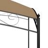 vidaXL Pavillon 3x3x2,65 m Taupe 180 g/m²