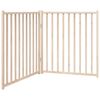 vidaXL 2-tlg. Hundetor Faltbar 160 cm Massivholz Tanne