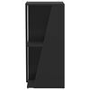 vidaXL Seitenregal Schwarz 33 x 32 x 70,5 cm Holzwerkstoff