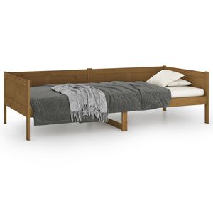 vidaXL Tagesbett Honigbraun Massivholz Kiefer 90x190 cm