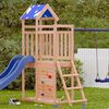 vidaXL Spielturm Braun 110,5 x 52,5 x 215 cm Massives Douglasienholz