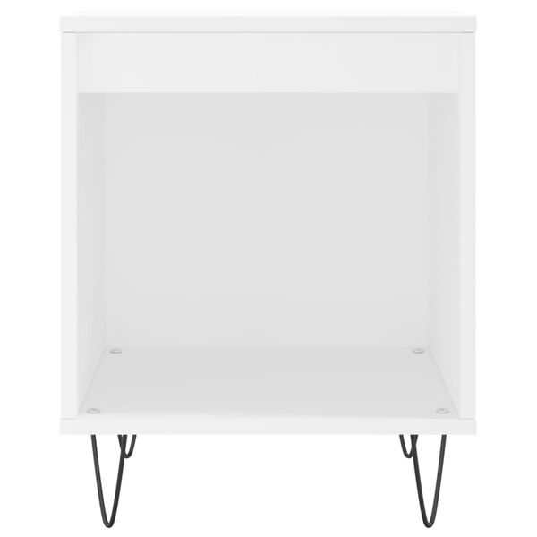 vidaXL Nachttisch Weiß 40x35x50 cm Holzwerkstoff