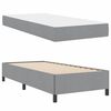 vidaXL Boxspringbett Hellgrau 90 x 190 cm Stoff