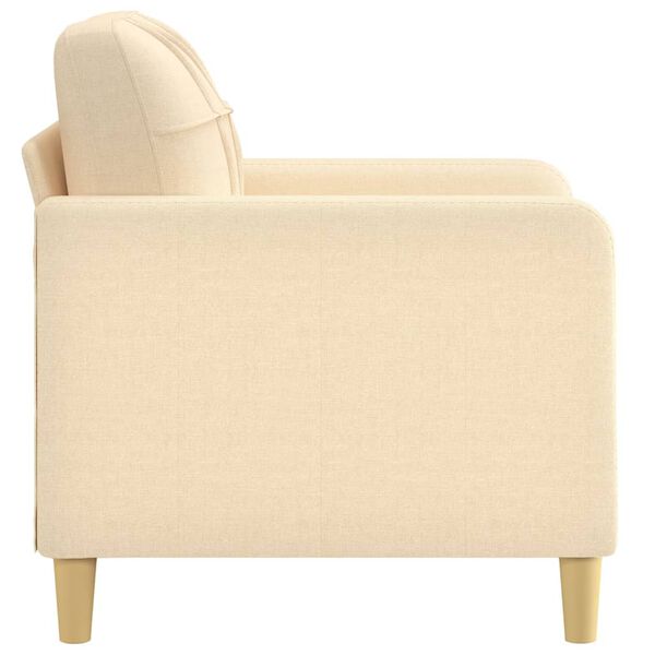 vidaXL Sofasessel Creme 60 cm Stoff