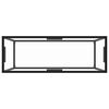 vidaXL Konsolentisch Transparent 100x35x75 cm Hartglas