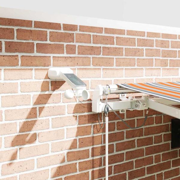 vidaXL Einziehbare Markise Mehrfarbig 450 x 300 cm