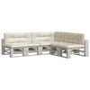 vidaXL Palettenkissen 7-tlg. Creme Stoff