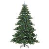 vidaXL Künstlicher klappbarer Weihnachtsbaum mit 300 LEDs 240 cm PVC