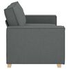 vidaXL 2-Sitzer Sofa Dunkelgrau 180x78x84 cm Stoff