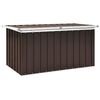 vidaXL Garten-Aufbewahrungsbox Braun 129 x 67 x 65 cm