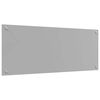 vidaXL Küchenrückwand 2 pcs Hellgrau 100 x 40 cm Gehärtetes Glas