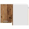 vidaXL H&auml;ngeschrank Altes Holz und Wei&szlig; 57 x 57 x 40 cm Holzwerkstoff