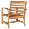 vidaXL Stuhl 2 pcs Braun 65 x 60 x 76,5 cm Massivholz Teak