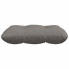 vidaXL Sitzkissen 4 pcs Taupe 40 x 40 x 12 cm Stoff